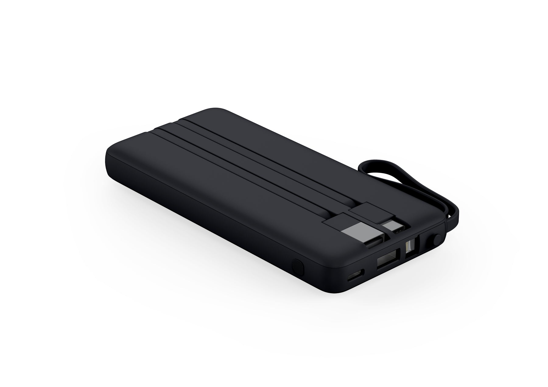 Saiviek 10000mah Power Bank with built -in cables