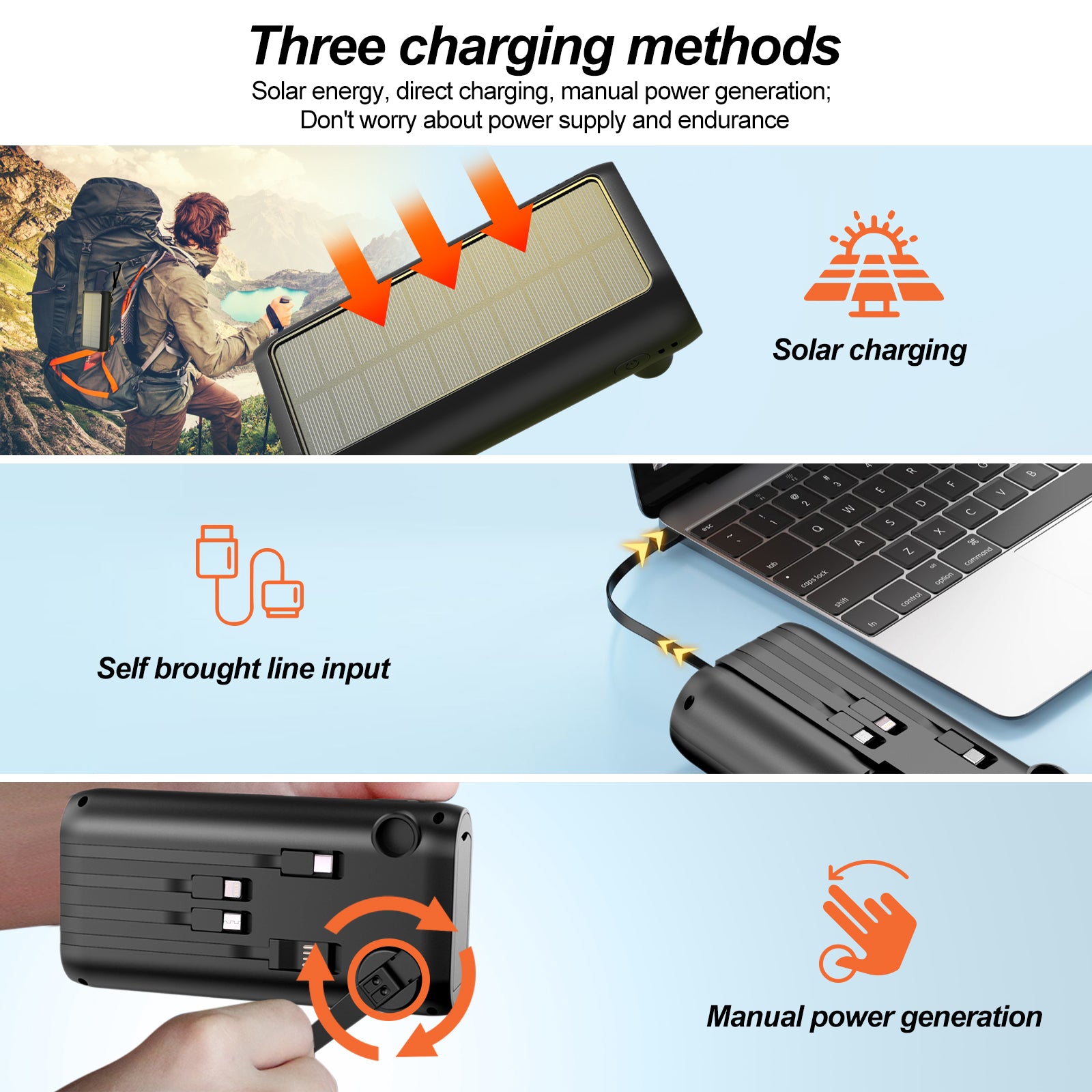 Saiviek Solar Power bank 30000mah